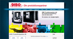 Desktop Screenshot of dibo.se